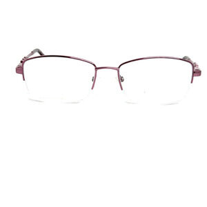 Bulova Missoula Eyeglasses Frame Womens Rose Gold Half Rim‎ 51-17-135 20525
